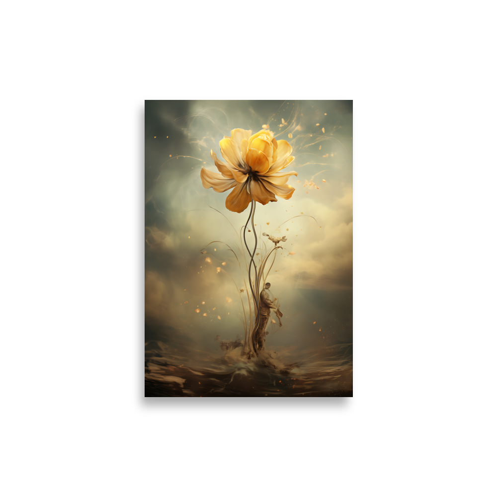 Poster "Traum Blume" Variante 1