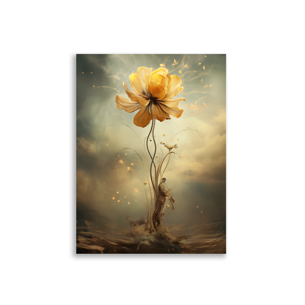 Poster "Traum Blume" Variante 1