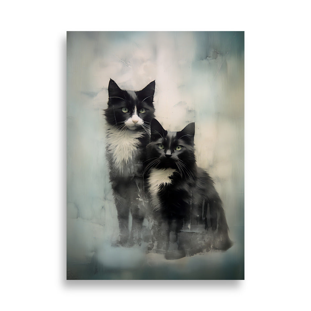 Poster "Anthotypie Katze" Variante 1