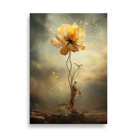 Poster "Traum Blume" Variante 1